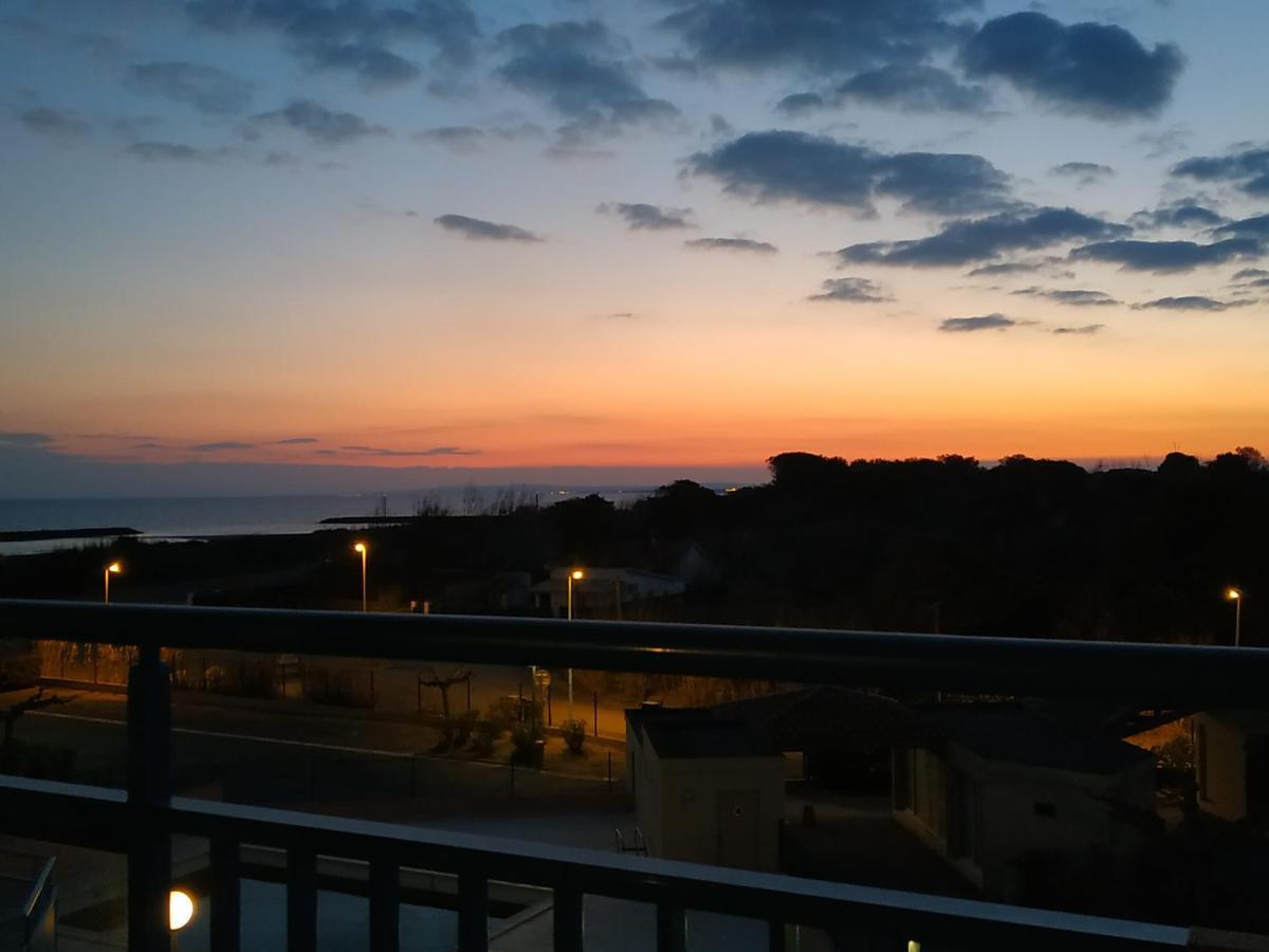 Appartement, Vue Sur Mer, Acces Direct Plage, Piscine Vias Luaran gambar
