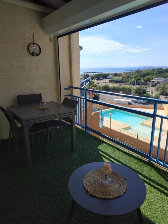 Appartement, Vue Sur Mer, Acces Direct Plage, Piscine Vias Luaran gambar